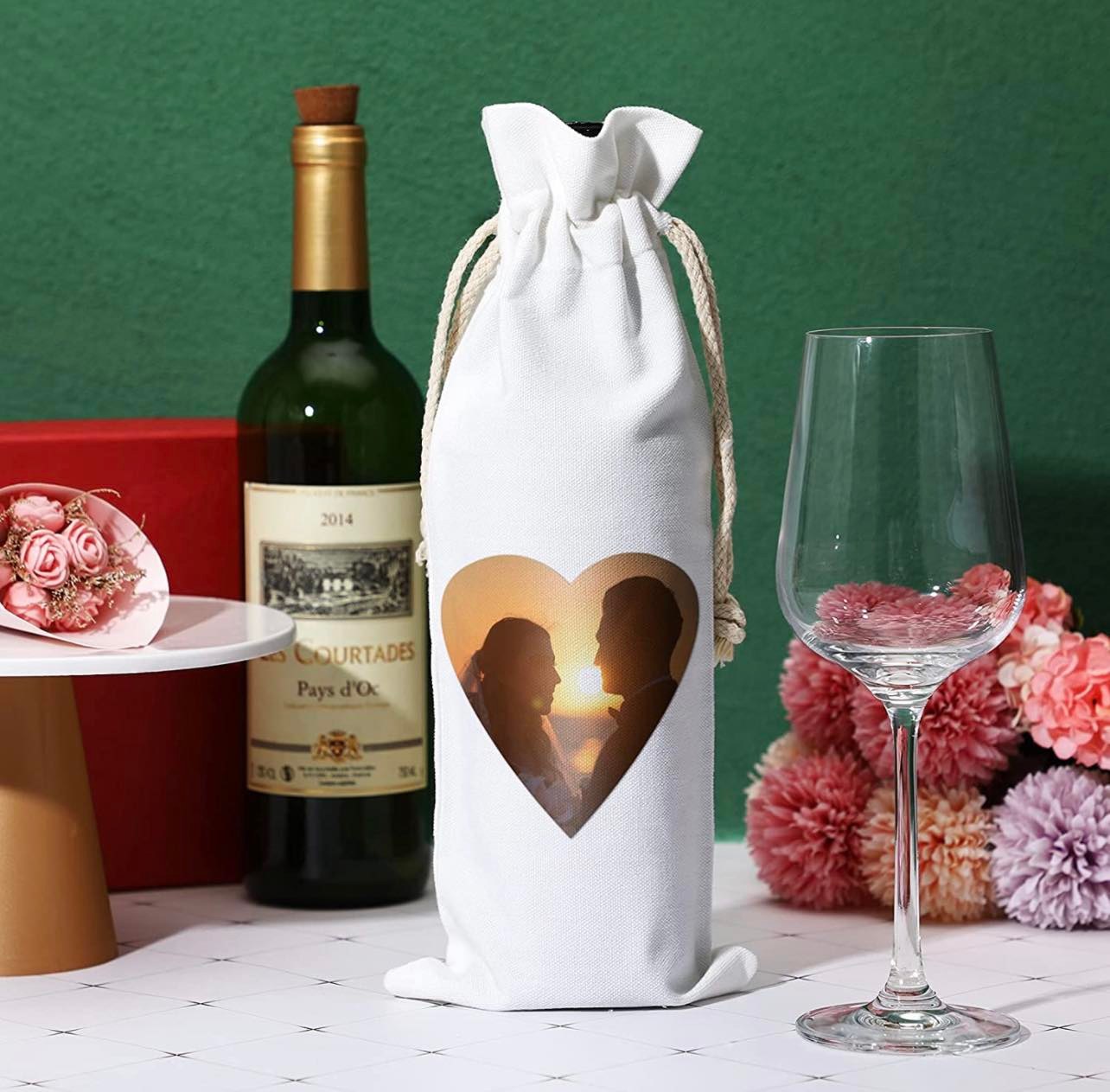 Des bouteilles de vin personnalisées pour la Saint-Valentin — Chine  Informations